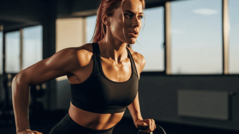 A fitness enthusiast unzipping a technical quarter-zip after a workout to vent body heat, showcasing the transition from cool-start to high-exertion comfort.